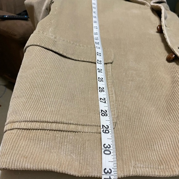 Mens Brooks Brothers Tan Corduroy Blazer with Knot Buttons, Flawed. 48R - Picture 14 of 15